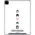 Bobs Burgers Silhouette iPad Pro 12.9in (2020) Clear Case